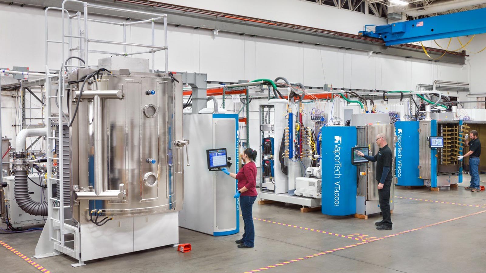 VaporTech facility with technicians